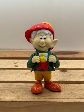 Vintage 1970s Ernie the Keebler Elf Promotional Plastic Figure - 5” Tall